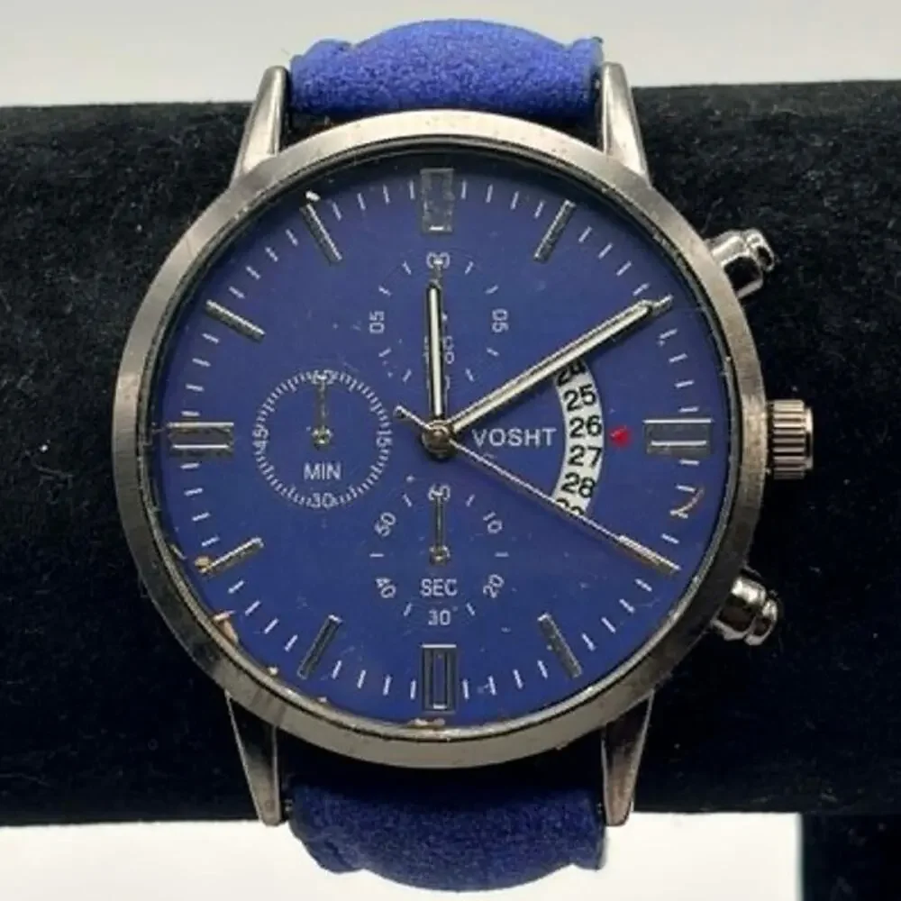 Black & Blue Vosht Men's Watch